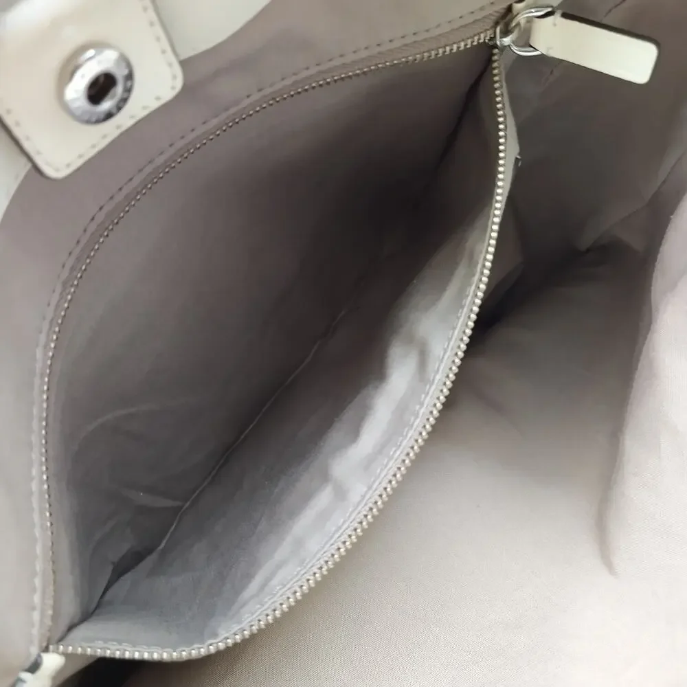 Marc By Marc Jacobs Brown and Ivory Leather Hobo Shoulder Bag